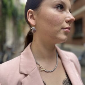 Oorhangers 'Essence' agaat