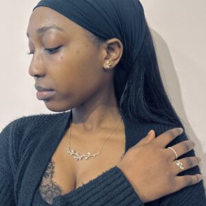 Oorstekers 'Olive' diamant