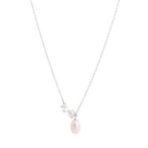 Ketting ‘blossom’ witte parel