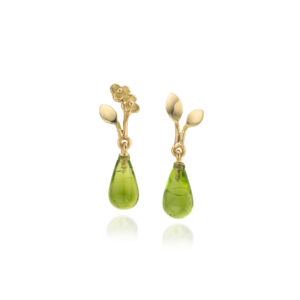 Oorstekers 'Blossom' peridoot