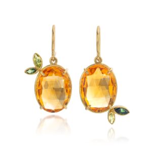 Oorhangers 'Essence' citrien